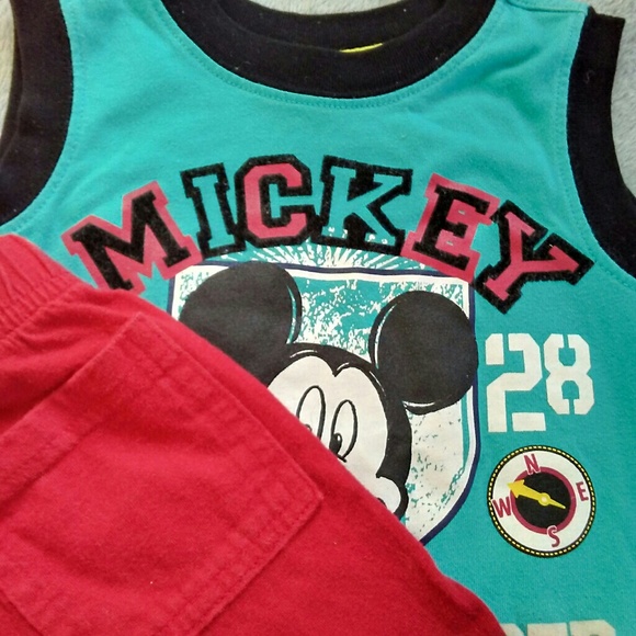 Sold! Mickey Mouse Summer Outfit - Picture 2 of 2